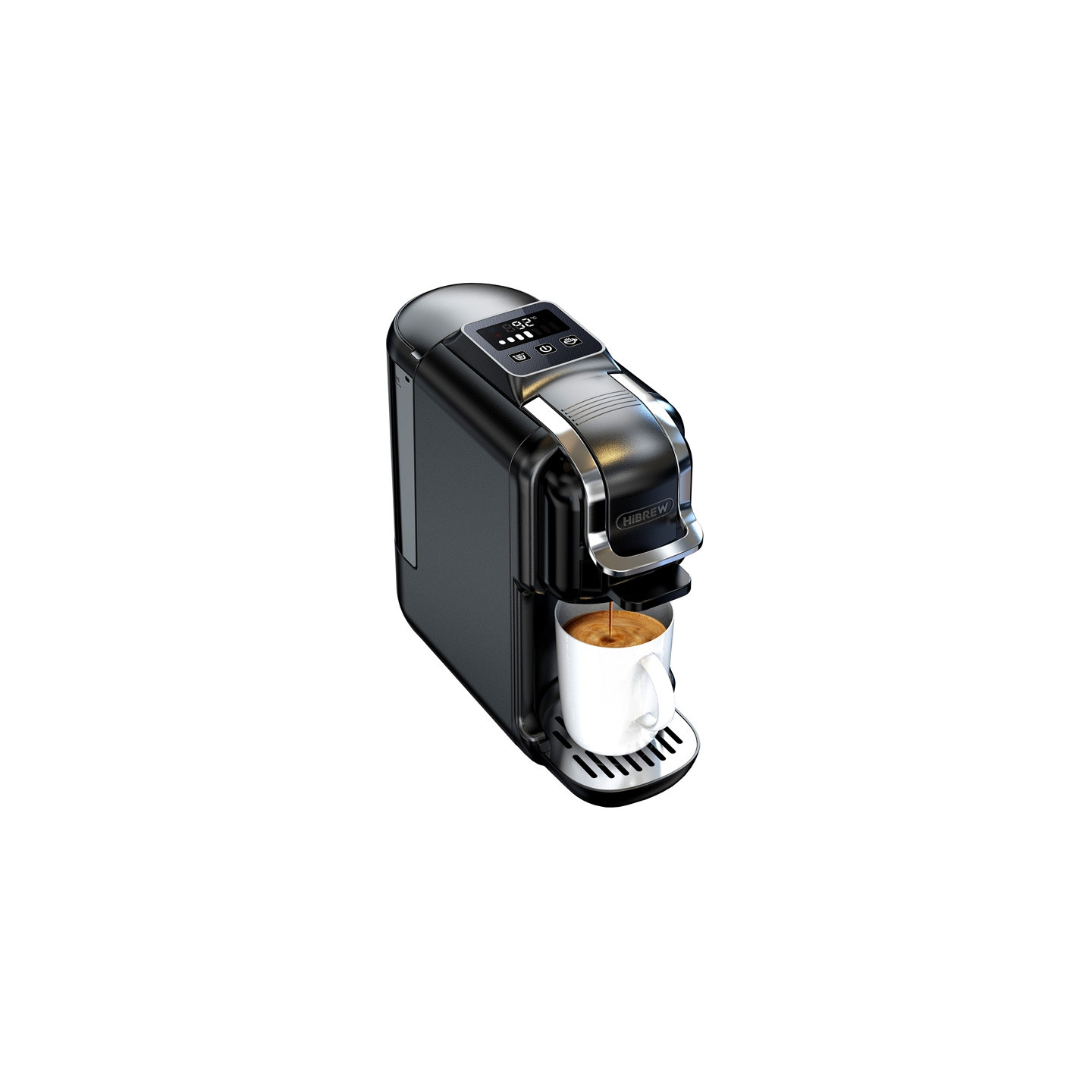 HiBrew H2C-black capsule coffee maker