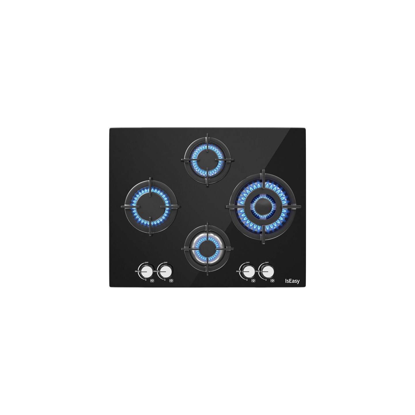 IsEasy MGBG-604B glass gas cooktop