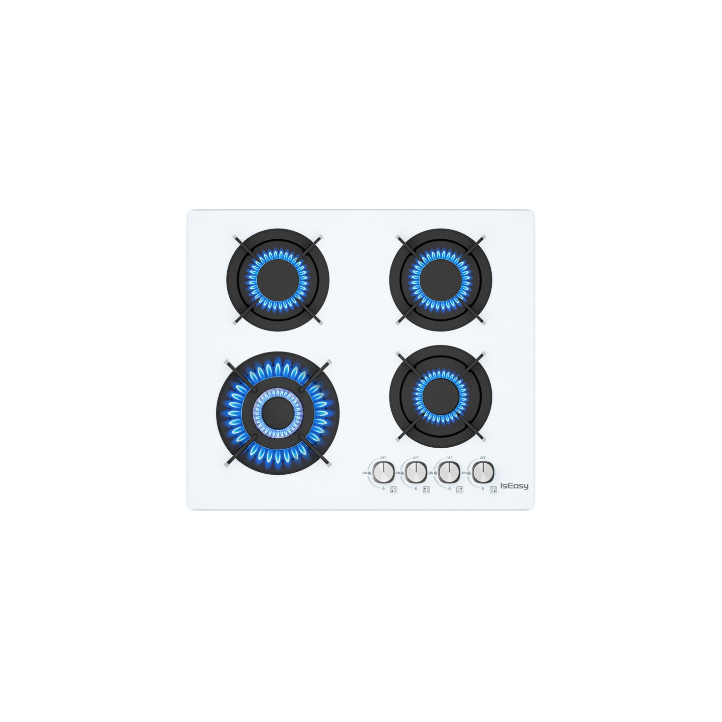 IsEasy MGBG-604B glass gas hob