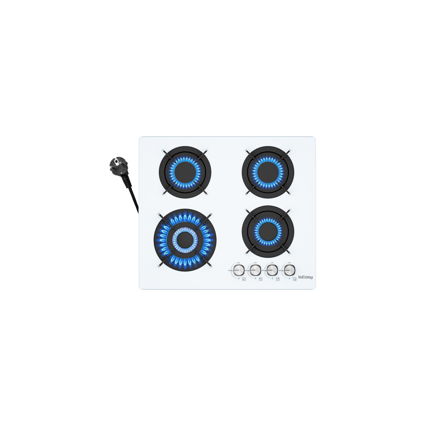 IsEasy MGBG-604B glass gas hob