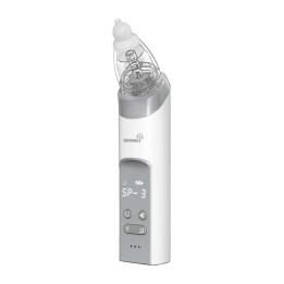 Grownsy nasal aspirator with 3 tips (gray)