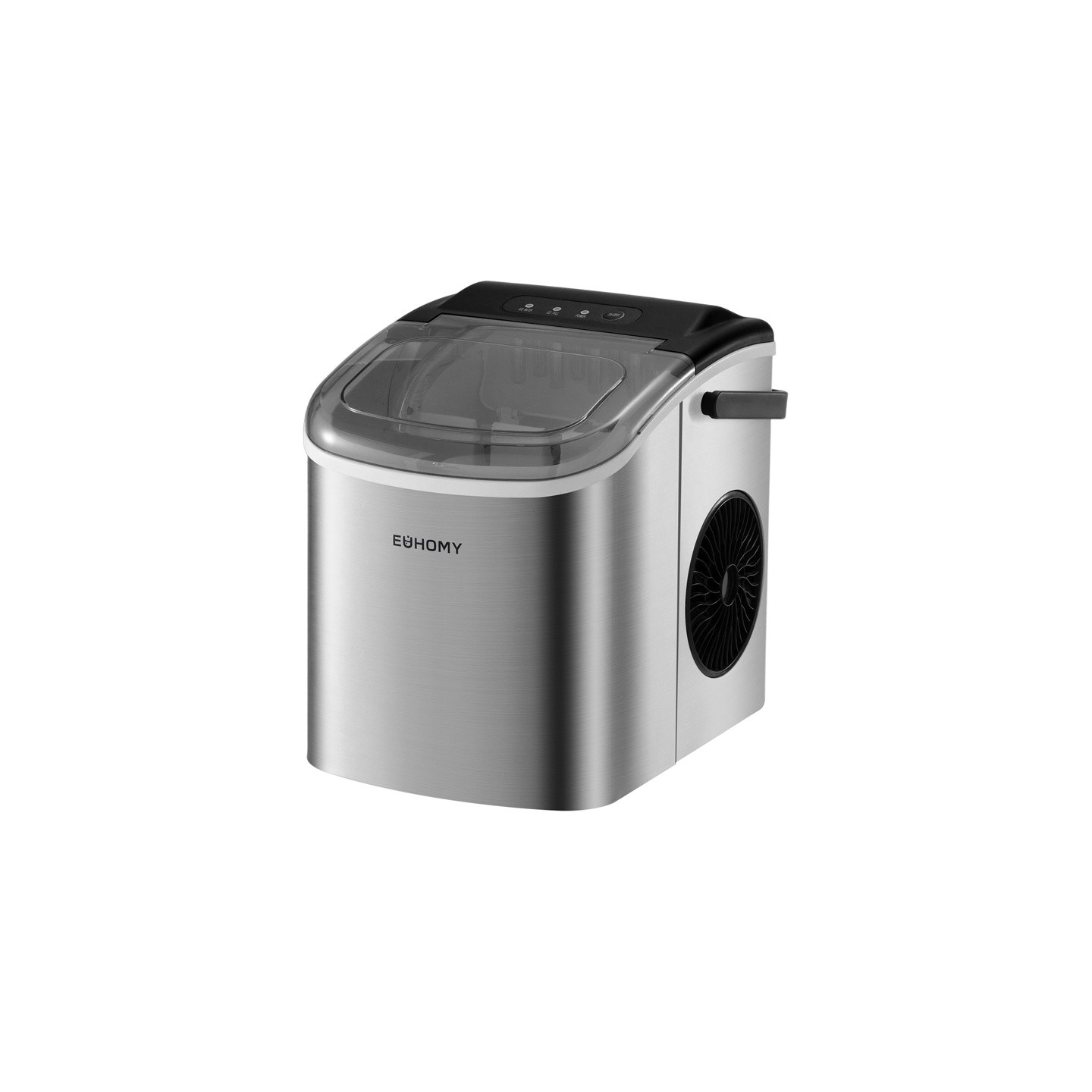 Euhomy IM001 ice cube maker, 1.2 l, 12 kg (silver)