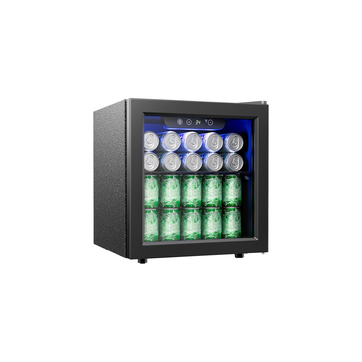 Euhomy BR009-55 37L beverage display cooler (black)