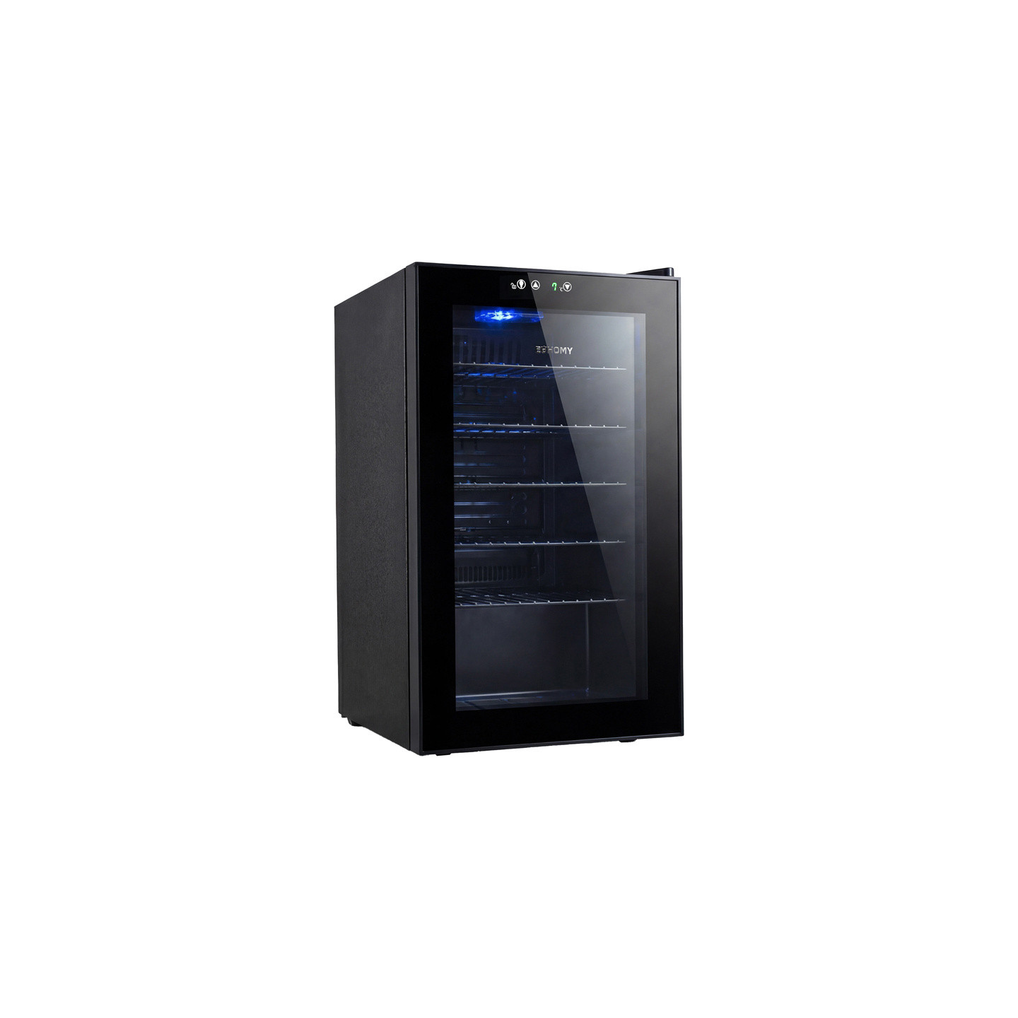 Euhomy BR001-89 70L beverage display refrigerator (black)