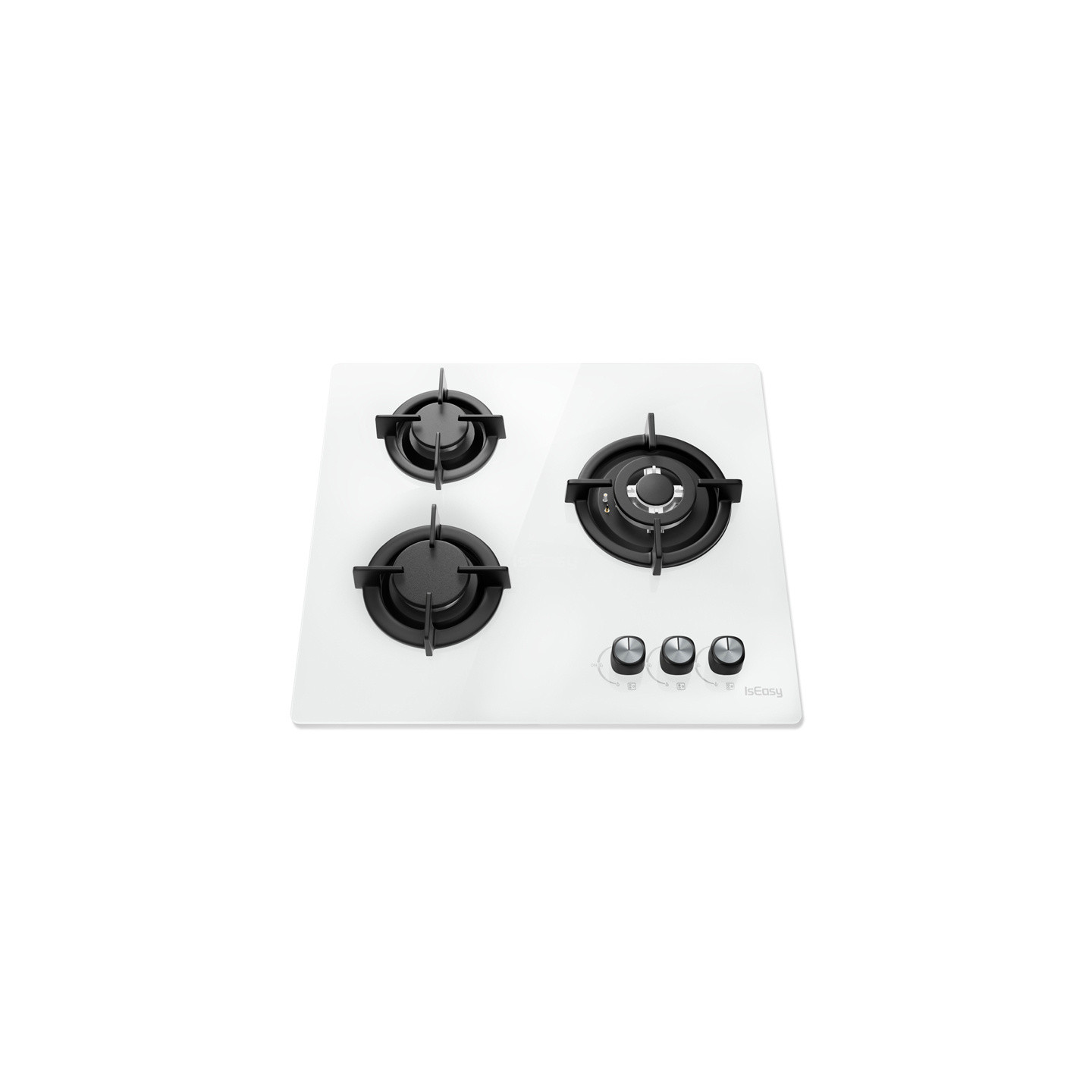 ISEASY MGBG-603 gas hob, 3 burners (white)