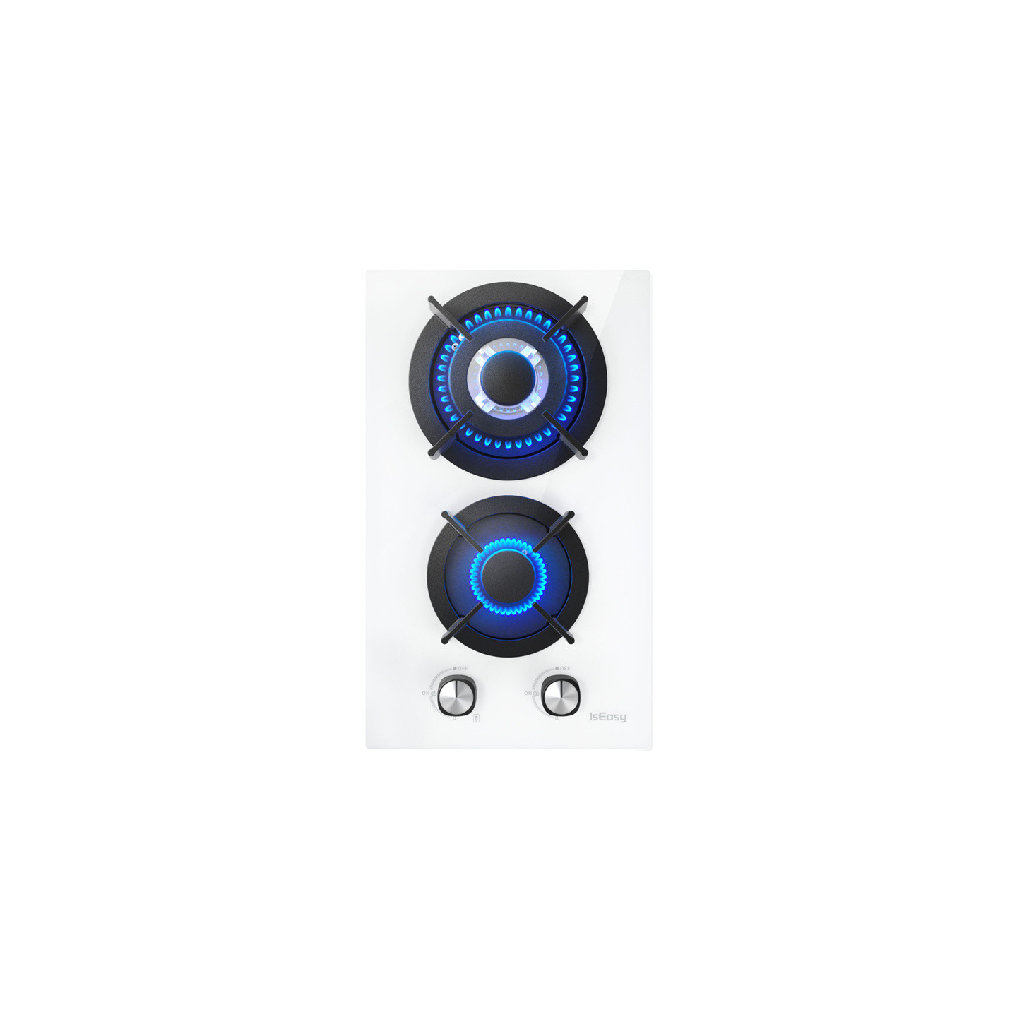ISEASY MGBG-312A gas hob, 2 burners (white)