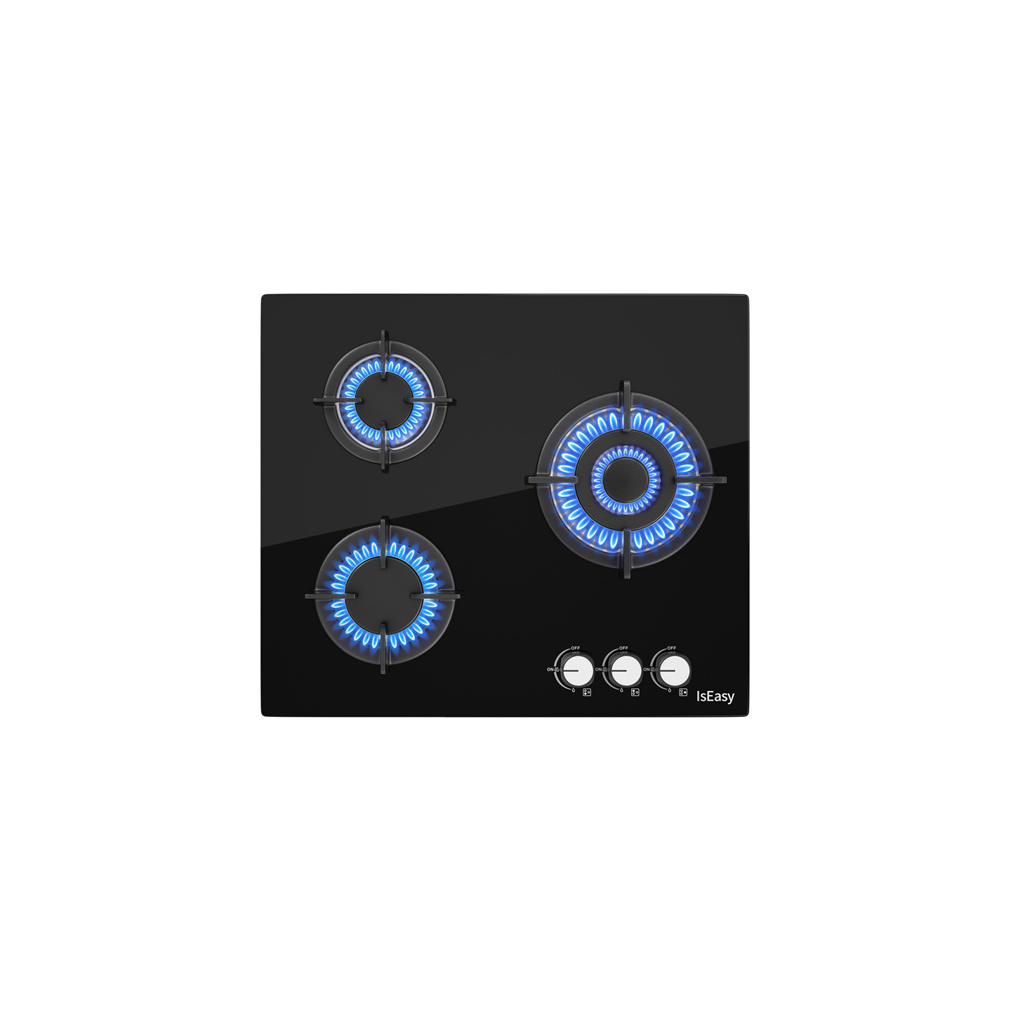 ISEASY MGBG-603S2R 3-burner gas range