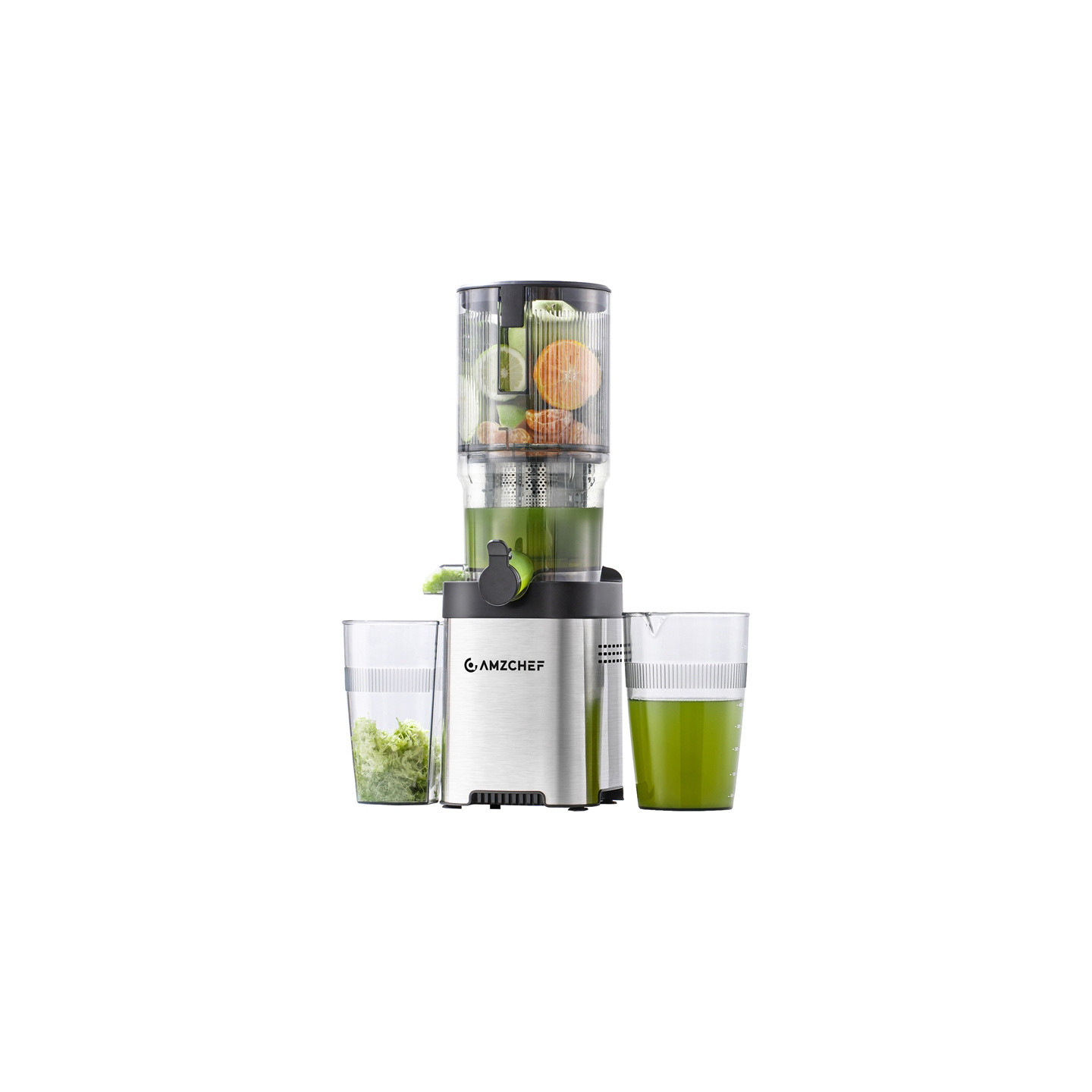 AMZCHEF CE-ZM1902B-SV Slow Juicer