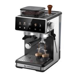View product AMZCHEF CE-CM5560-SV Piston Coffee Maker (Silver)