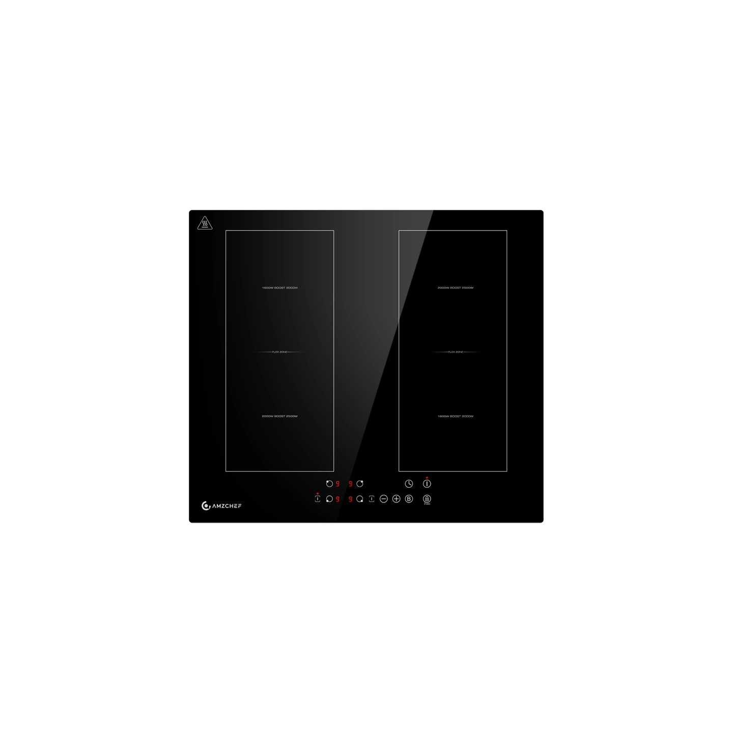 AMZCHEF CE-FS-I72S-FFDD06 Induction Cooktop, 4 zones
