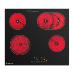 View product AMZCHEF CE-T-72CB4xyP200-LBHA 4-burner ceramic cooktop