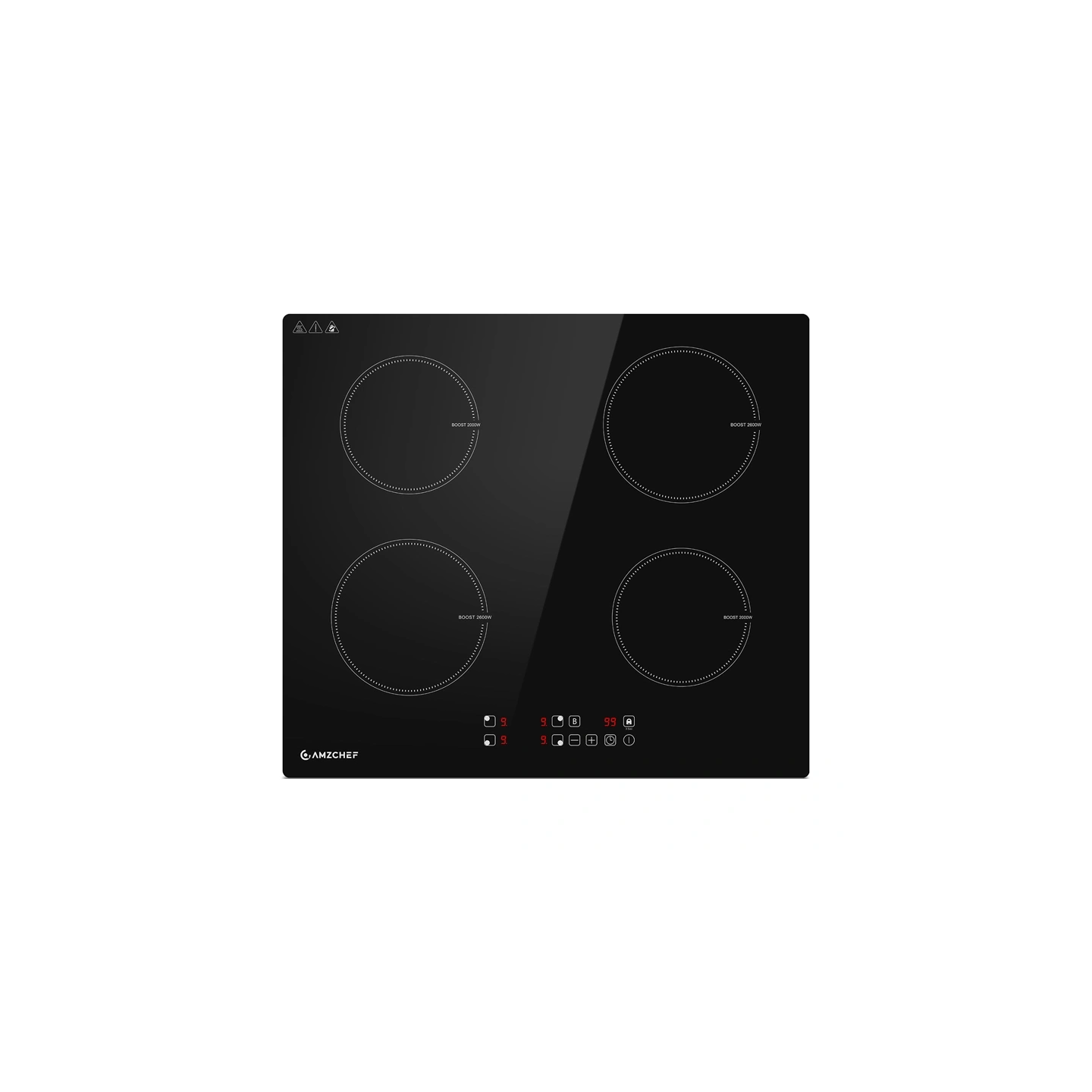 AMZCHEF CE-T-74IB4xyzf-CS 4-Zone Induction Cooktop