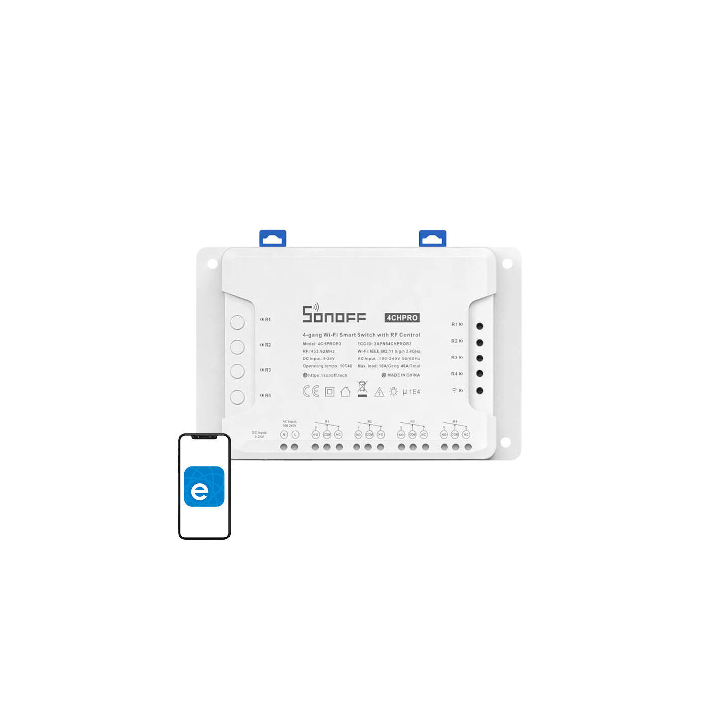 Smart switch WiFi SONOFF 4CHPROR3