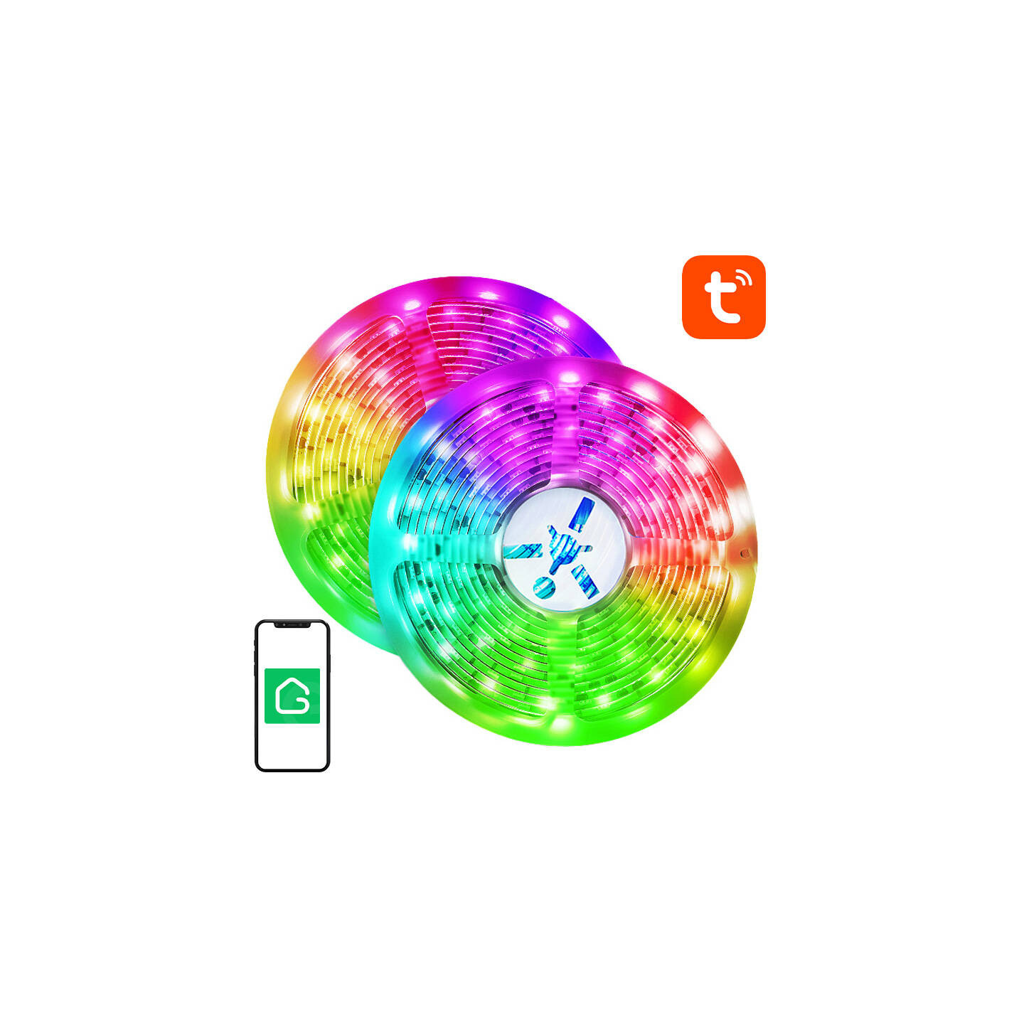 Smart WiFi RGB LED light strip NiteBird SL3 (2x5m), Tuya