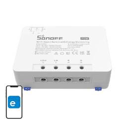 View product Sonoff POWR3 smart WiFi switch with current measurement function