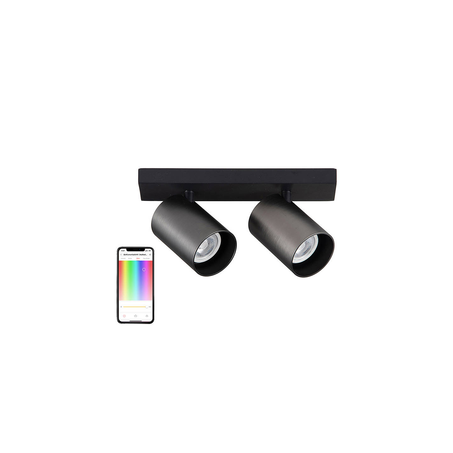 Yeelight Ceiling Spotlight YLDDL-0084-B (two bulbs) black