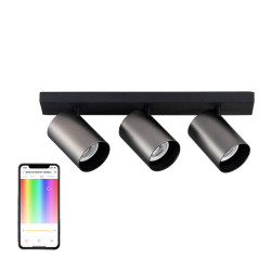View product Yeelight Ceiling Spotlight YLDDL-0085-B (three bulbs) black