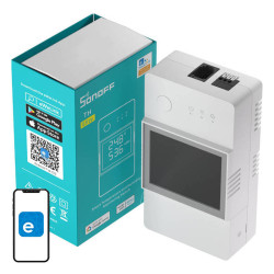 View product Smart WiFi temperature and humidity monitoring switch Sonoff THR316D TH Elite