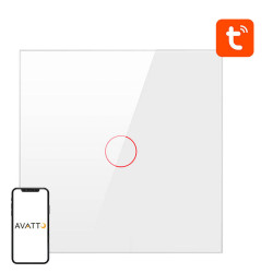 View product Smart Light Switch ZigBee Avatto ZTS02-EU-W1 1 Way TUYA (white)