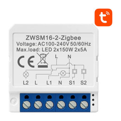 View product Smart Switch Module ZigBee Avatto ZWSM16-W2 TUYA