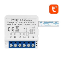 View product Smart Switch Module ZigBee Avatto ZWSM16-W4 TUYA