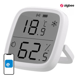 View product Smart Temperature and Humidity Sensor ZigBee LCD Sonoff SNZB-02D