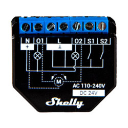 View product Shelly PLUS 2PM 2-channel Controller with Power measurement, WiFi/Bluetooth