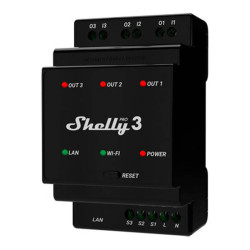 View product Shelly Pro 3 DIN Rail 3-channel Relay, WiFi/LAN