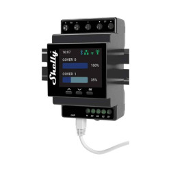 View product Shelly Pro Dual Cover PM DIN Rail Dual Controller, WiFi (Power measurement)
