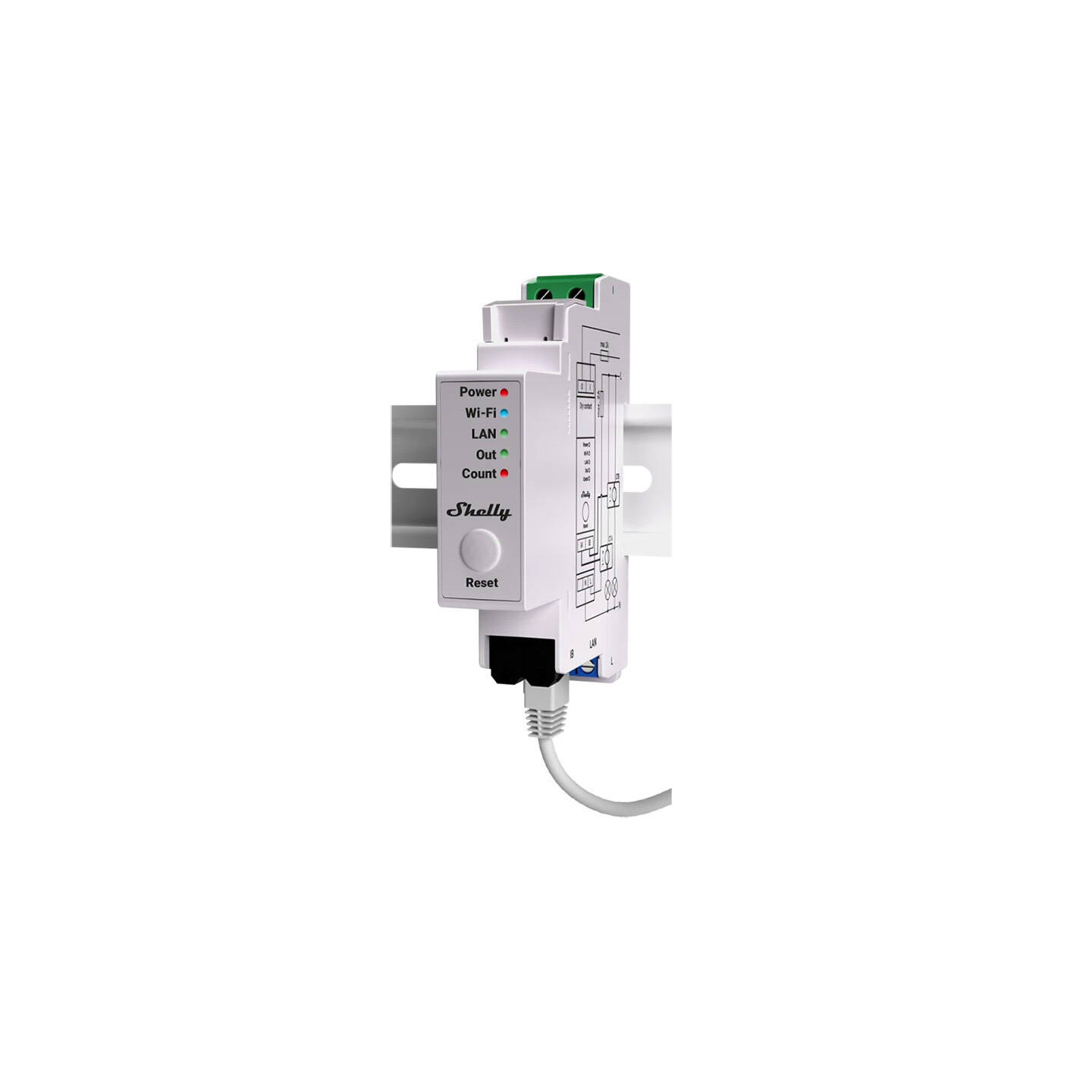 Shelly Pro EM-50 Energy Meter, WiFi/LAN