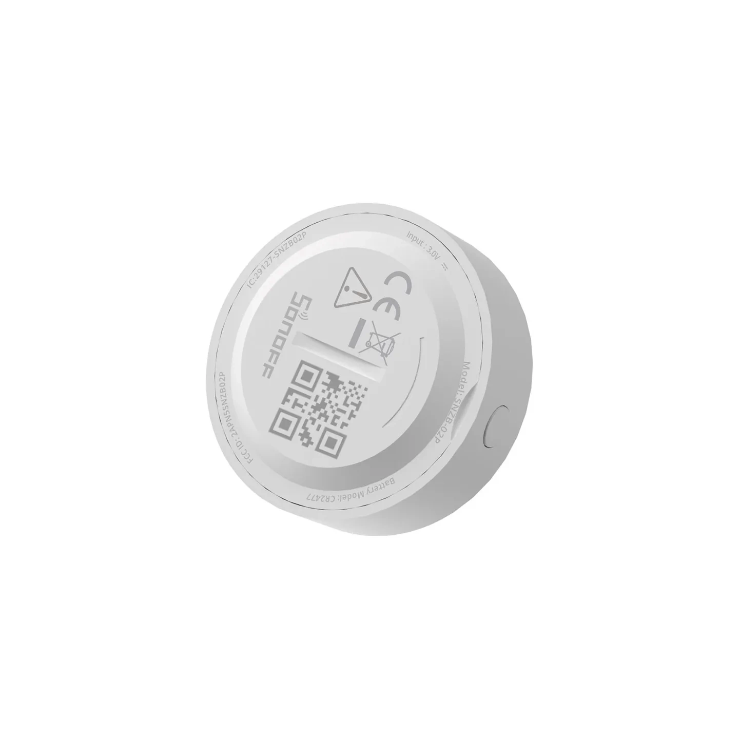 ZigBee Sonoff SNZB-02P smart temperature and humidity sensor (round)