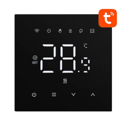 View product Smart thermostat Avatto WT410-16A-B electric heating 16A WiFi