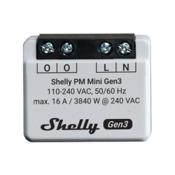 View product Shelly PM Mini Gen3 Controller, WiFi/Bluetooth