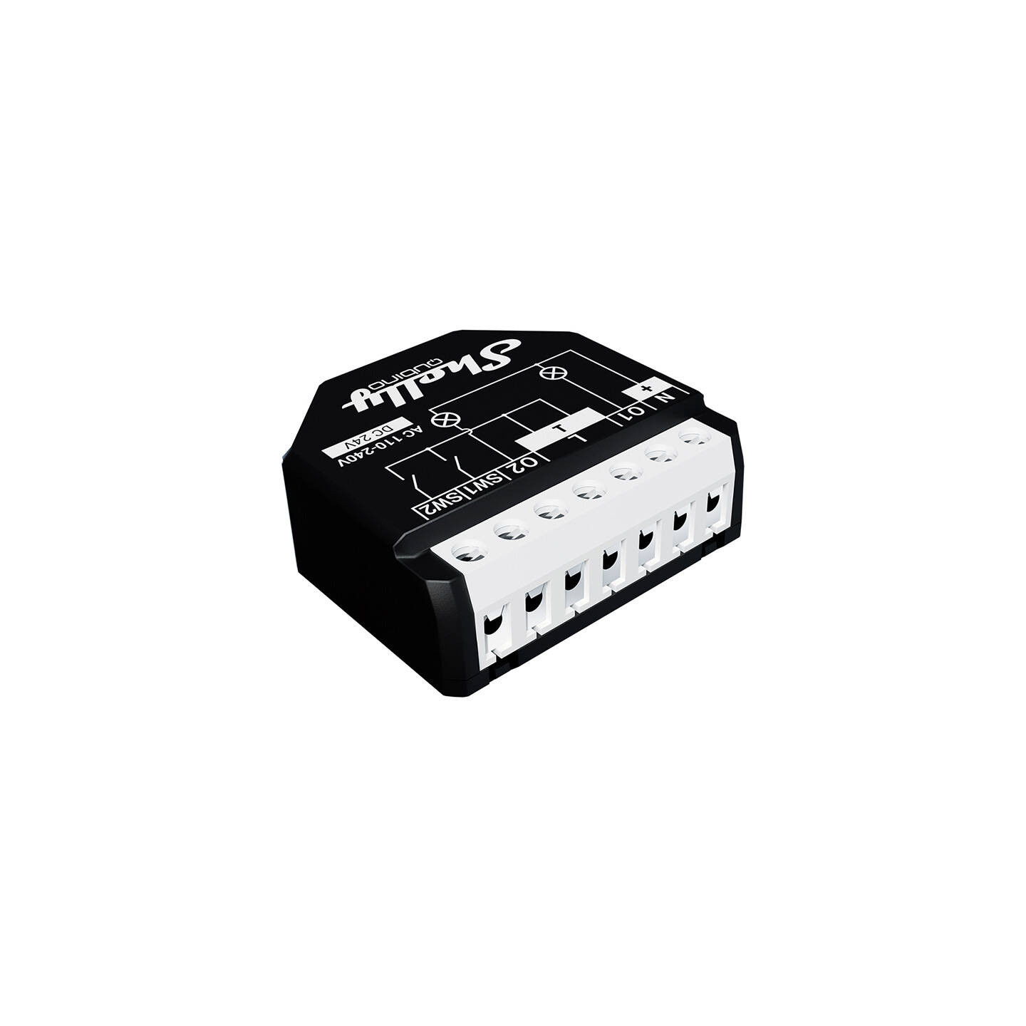 Shelly Qubino Wave2PM Controller, 2-channel, Z-Wave (Power measurement)