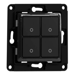 View product Shelly wall switch 4 button (black)