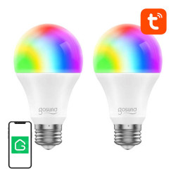 View product Smart Bulb WiFi RGB LED Gosund WB4-2 E27 (2-pack) Tuya
