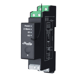 View product Shelly Qubino Pro 2PM DIN rail Relay, 2-channel, Z-Wave (Power measurement)