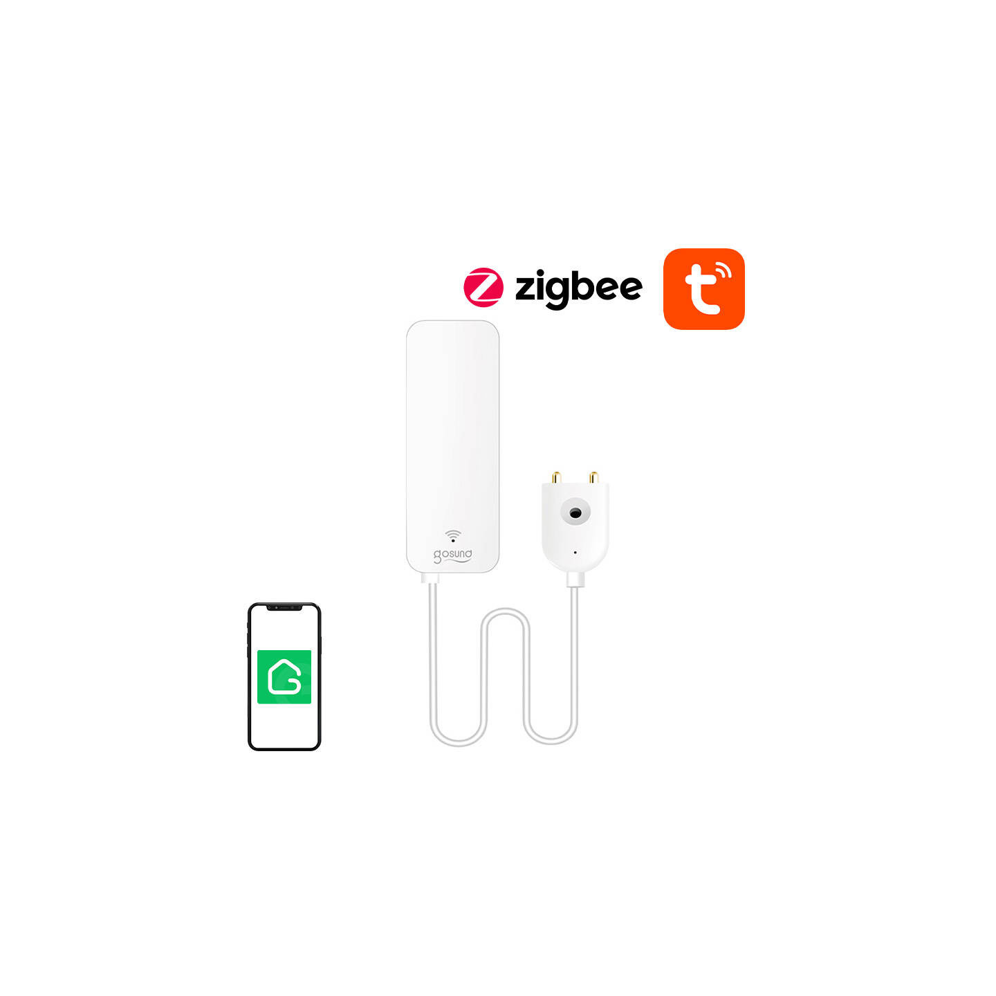 ZigBee Gosund ST19 Tuya smart flood/water leak sensor