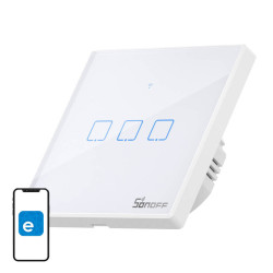 View product Smart Switch WiFi + RF 433 Sonoff T2 EU TX (3-channel) updated