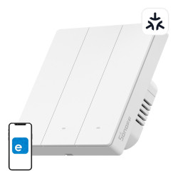 View product SONOFF M5-3C-86W WiFi Matter smart wall switch (3-channel)