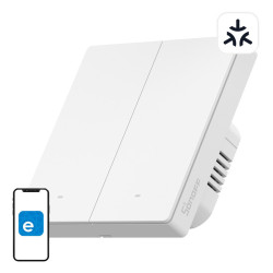 View product SONOFF M5-2C-86W WiFi Matter smart wall switch (2-channel)