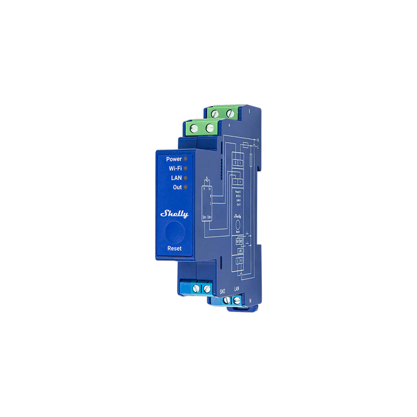 Shelly Pro Dimmer 0/1-10V PM Lighting Controller, WiFi/Bluetooth