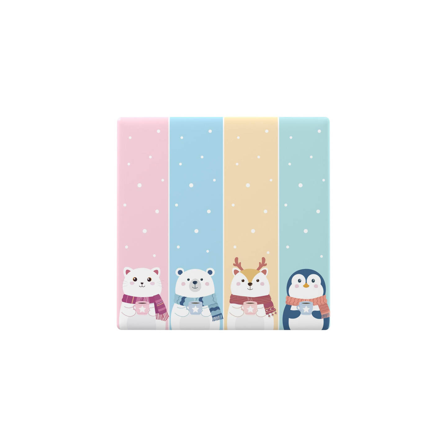 Decorative cover / cap for the T5 SONOFF Cartoon 4C touch switch.