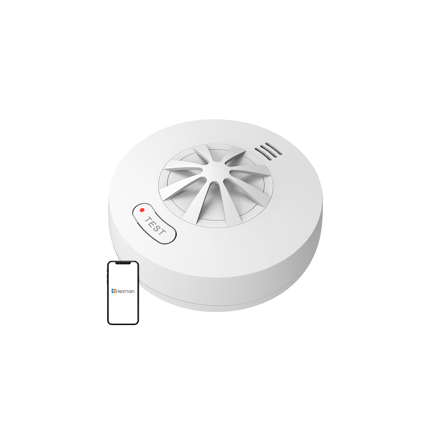 Heiman HM-5HW Interlinked Wireless Heat Sensor Alarm