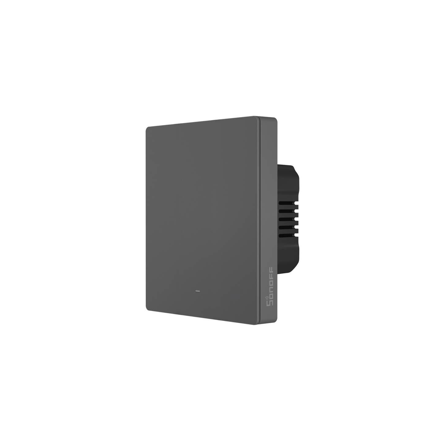 Smart WiFi wall switch SONOFF M5-1C-80 (1-channel, for frame, graphite)
