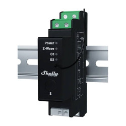 View product DIN relay with energy measurement Shelly Qubino Wave Pro Shutter