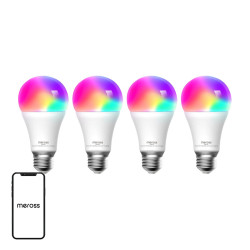 View product Meross MSL120 WiFi Smart LED Light Bulb (HomeKit) (four-pack)