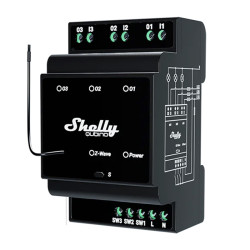 View product Shelly Qubino Wave Pro 3 Z-Wave 3 channel DIN rail relay
