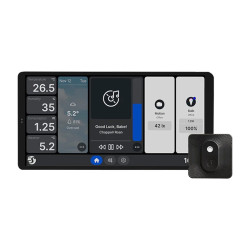 View product Dual Control Panel Shelly Wall Display X2 WiFi/BLU (black) + BLU H&T