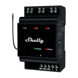 View product Shelly Qubino Wave Pro 3 Z-Wave 3 channel DIN rail relay
